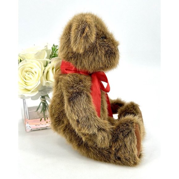 Vintage Dakin Applause Sophie Plush Teddy Bear 14" Stuffed Animal Brown Bear EUC - Picture 3 of 9